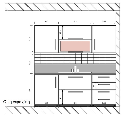 ΚΟΥΖΙΝΑ Όψη Κουζίνας