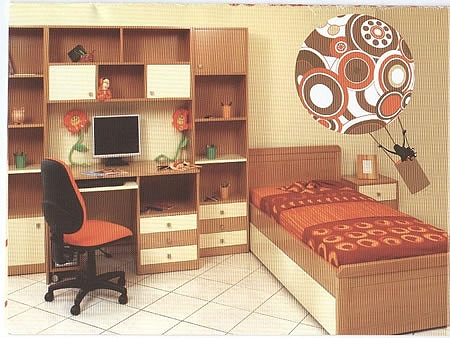 Παιδικό Δωμάτιο - Παιδική σύνθεση L 350 beige